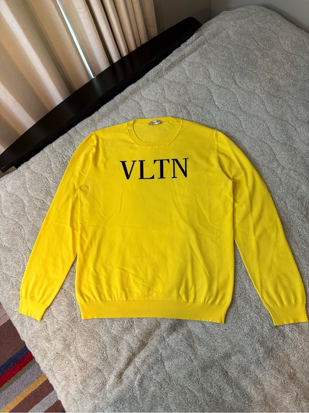 Valentino Wool ‘Vltn’ Spellout Pullover